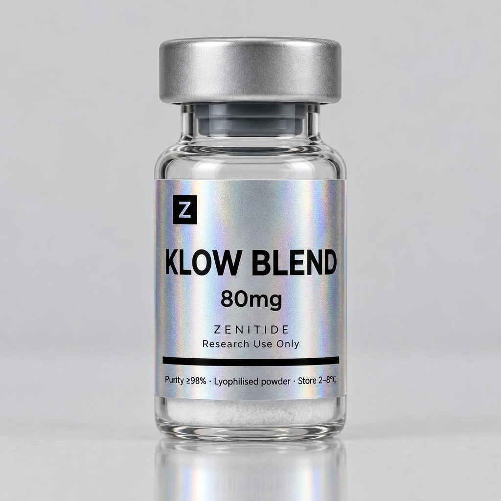 KLOW Blend 80mg lyophilised peptide vial