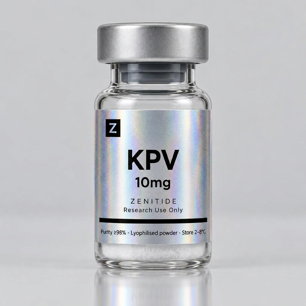 KPV 10mg lyophilised peptide vial