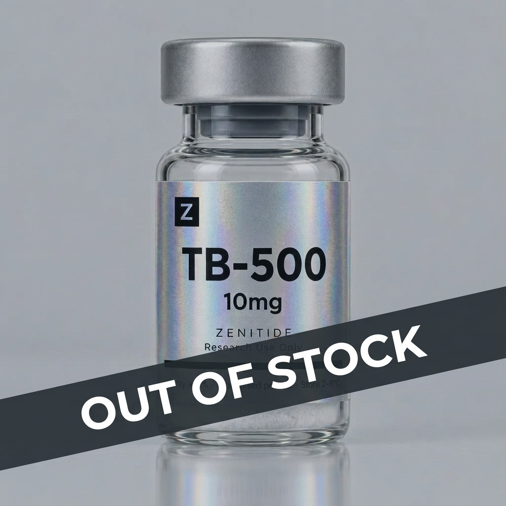 TB-500 10mg lyophilised peptide vial